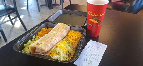 My #19, Burrito and enchilada