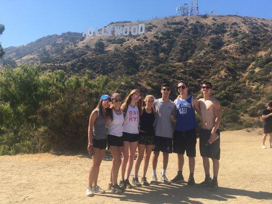 Hike to the Hollywood sign with friends!