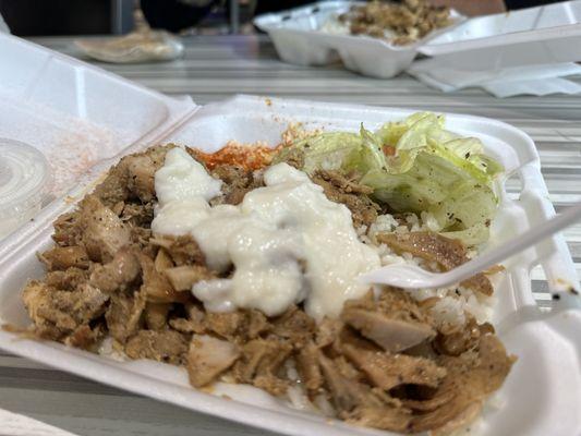 #1 Meat Meal Combo  Chicken Shawarma