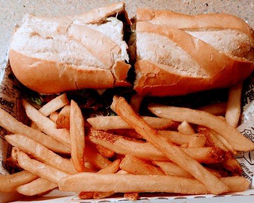 Bacon 3 Cheesesteak with Fries