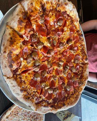 18" meat feast pizza