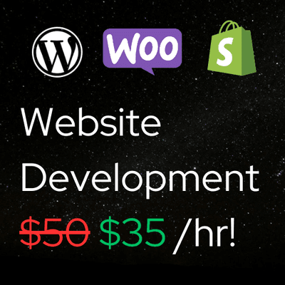 We are both Shopify and Woo partners. Our hourly rate is $50/hr but promotional rate of $35/hr until the end of the year.