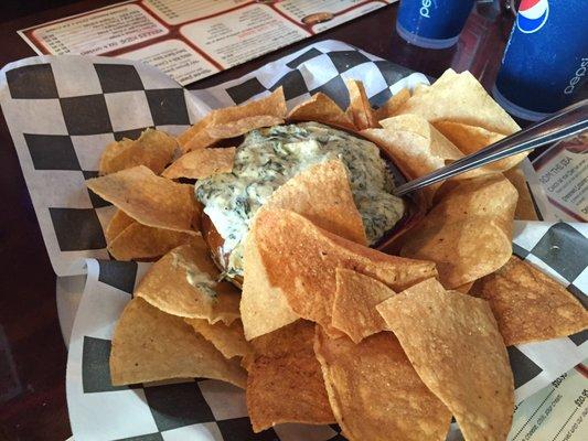 Spinach dip. Didn't entirely go over well with the group, but I can't say I didn't somewhat enjoy it's creaminess.