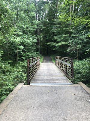 Bike Trail Bridge Crossing