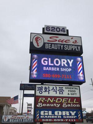 Glory Barbershop Billboard