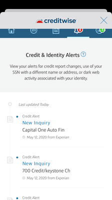 These are screenshots of them running my credit and not just on the day I was there.