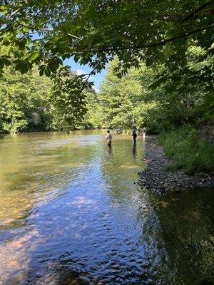 Fly fishing Boone