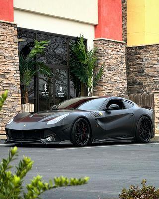 Ferrari F12 in for a full ceramic tint/ ceramic coating special!