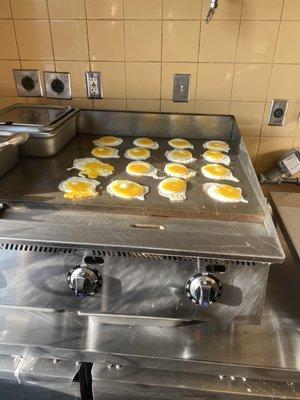 Eggs freshly made every day.