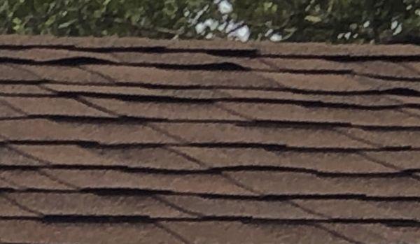 6 month old roof...