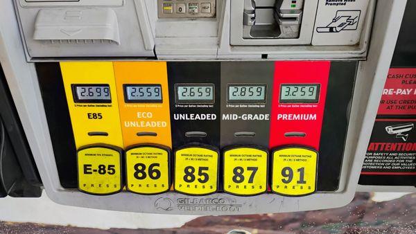 Gas Prices on  10-19-2024