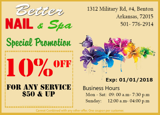 Special from Better Nails & Spa