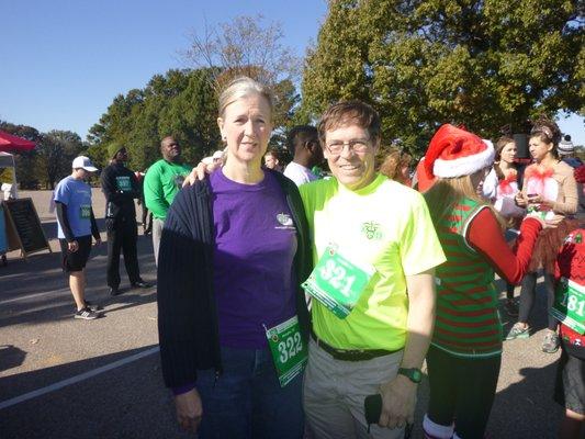 Dr. Chapman with Dr. Woodbury at the Walk to Cure Arthritis, 2016