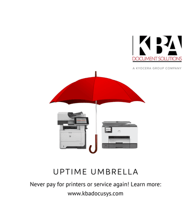 Uptime Umbrella - Printer Maintenance Program