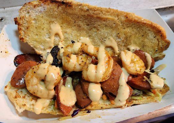 Shrimp & Sausage Po Boy