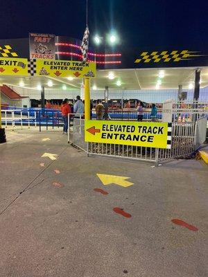 Entrance to Fast Track