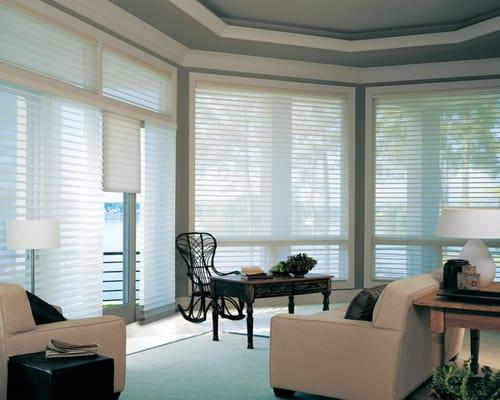 silhouette shades with powerview, Hunter Douglas, Plymouth mn, Maple grove mn,