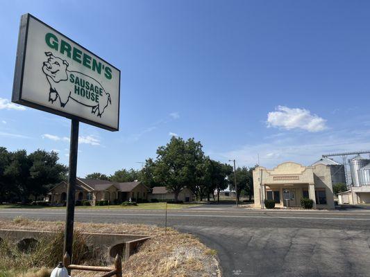 Greens sign