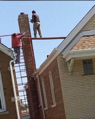 Chimney and roof repair