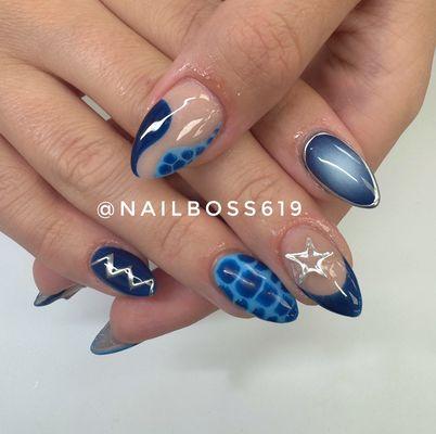 Dm us on Instagram @nailboss619 or call us 619 282 7788 to book your appointment