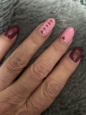 Valentines manicure by Angel