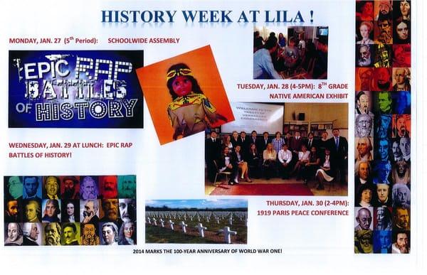 History Week is one of many campus projects that cover mathematics to music.