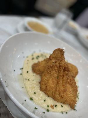 Fish and grits