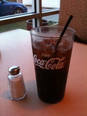 Huge soda. Didn't need a refill.