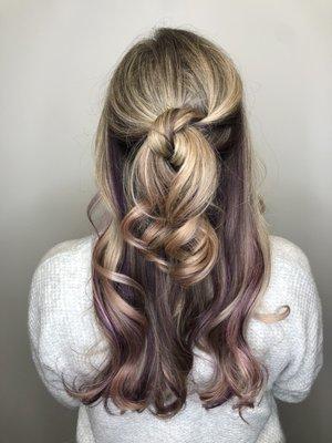 Sugar plum fairy hair