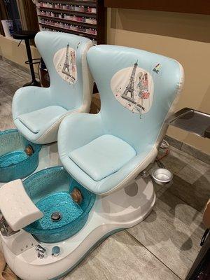 Child's pedicure chairs