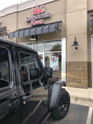 We are jeeping for a smoothie! Thanks, niece! 5.27.22