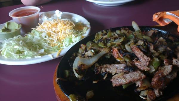 Beef fajita, great!