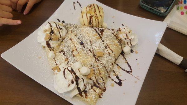 Smores crepe