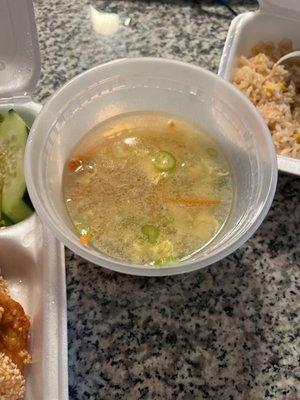 Egg drop soup?