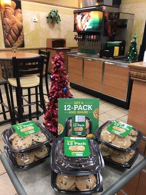 12 Pack COOKIES MADE FRESH DAILY