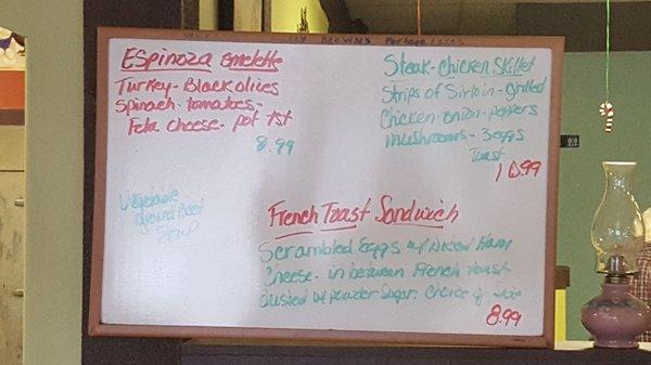 Today's Saturday specials