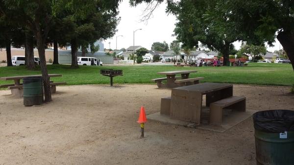 Picnic tables & BBQ