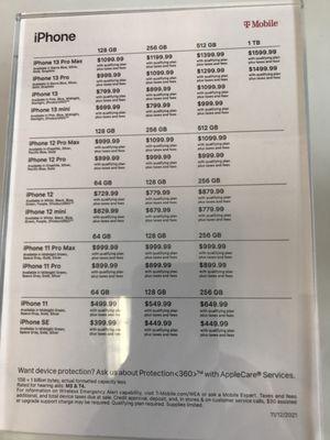 4/12/22 Iphone Prices