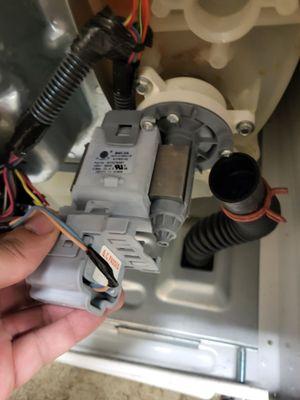 Washer drain pump