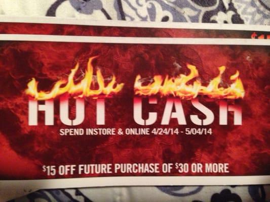 I love Getting my hot cash at Hot topic