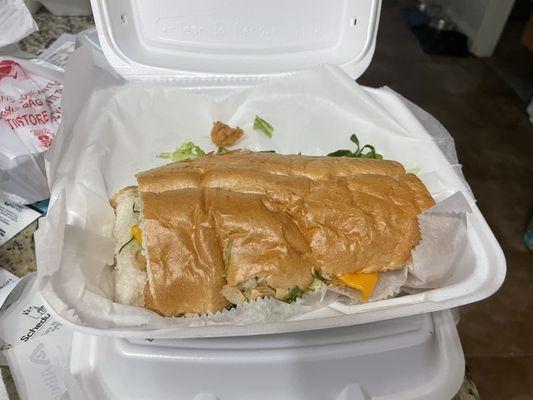 Shrimp Po Boy (half)