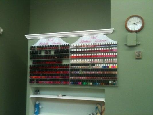 Great selection of polish colors