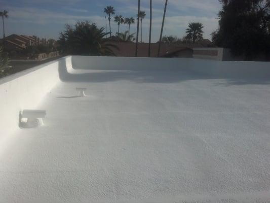 2",10 year foam roof.