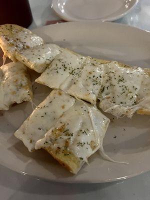 Cheesy garlic bread