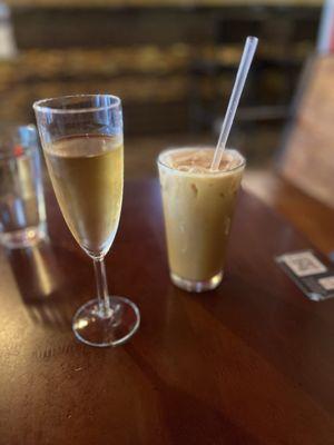 Honey wine and Ethiopian Ice Coffee