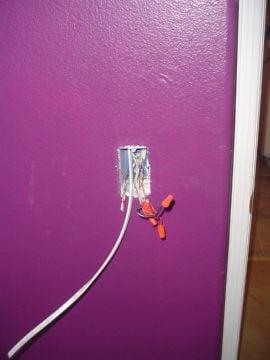 New wall switch install B4