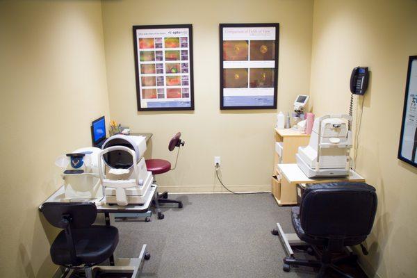 We offer the latest in Optometric equipment.