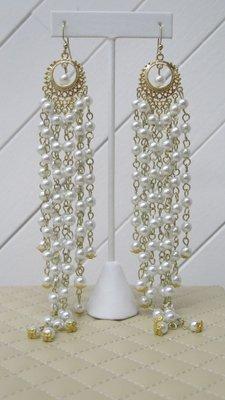 Pearl Zelda Earring.Visit our store for more exotic unique gifts. www.nesycollection.com