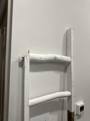 Broken blanket ladder