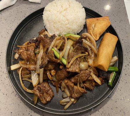 Mongolian beef all day combo